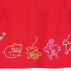 Baby Girls Red Logo Dress, 1, hi-res